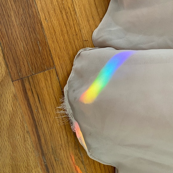 DAVID’S BRIDAL bridesmaid dress in champagne (size 0) - Picture 4 of 4